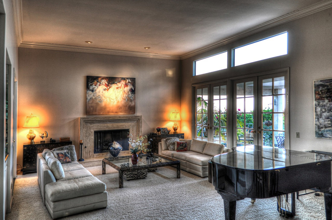 Cozy Living Room With Ambient Lighting